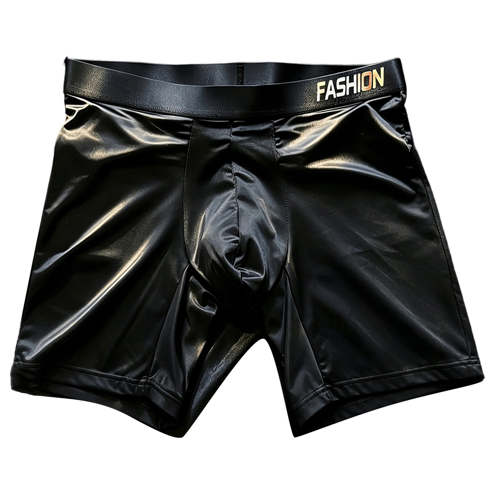 Boxer Shorts Modal - กางเกงบ็อกเซอร์ชาย ผ้าไหมน้ำแข็ง ทรงสลิม ขาสั้นแบบยาว เอวกลาง สำหรับเล่นกีฬา