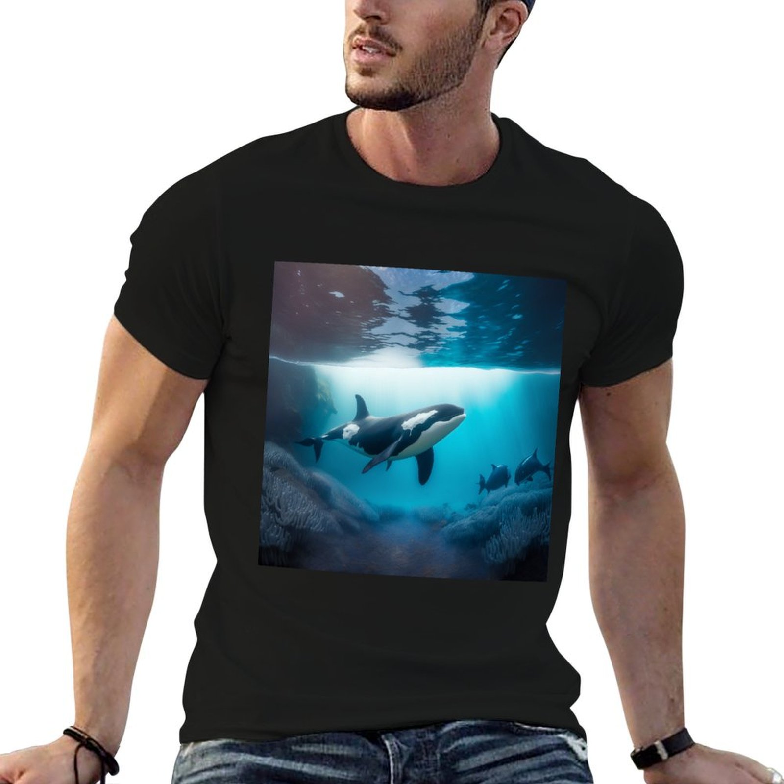 Undershirt Crew Neck - เสื้อยืดอันเดอร์ซีออร์ก้าเสื้อยืดคอกลมแบบเรียบง่ายสไตล์มินิมอล