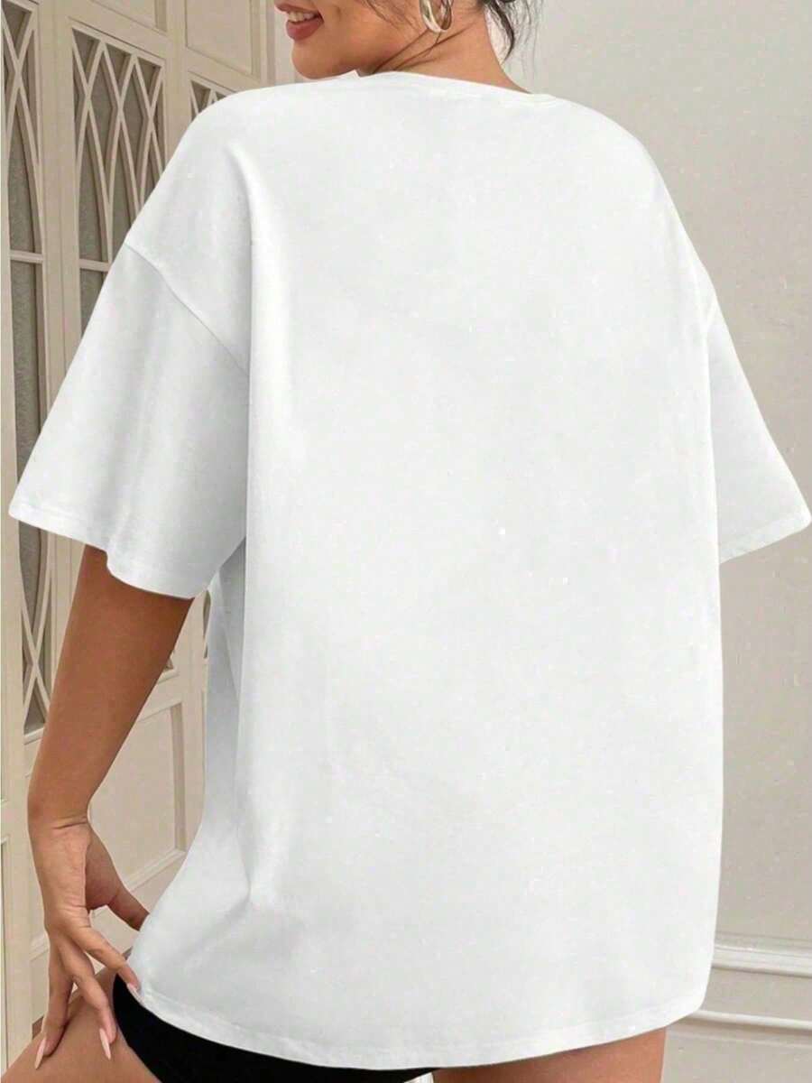 เสื้อยืดลายกราฟิกสำหรับครูสอนเ - Undershirt Crew Neck บทวิจารณ์และราคา