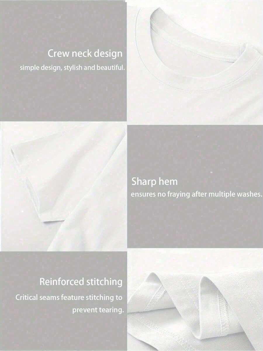 เสื้อยืดลายกราฟิกสำหรับครูสอนเ - Undershirt Crew Neck บทวิจารณ์และราคา