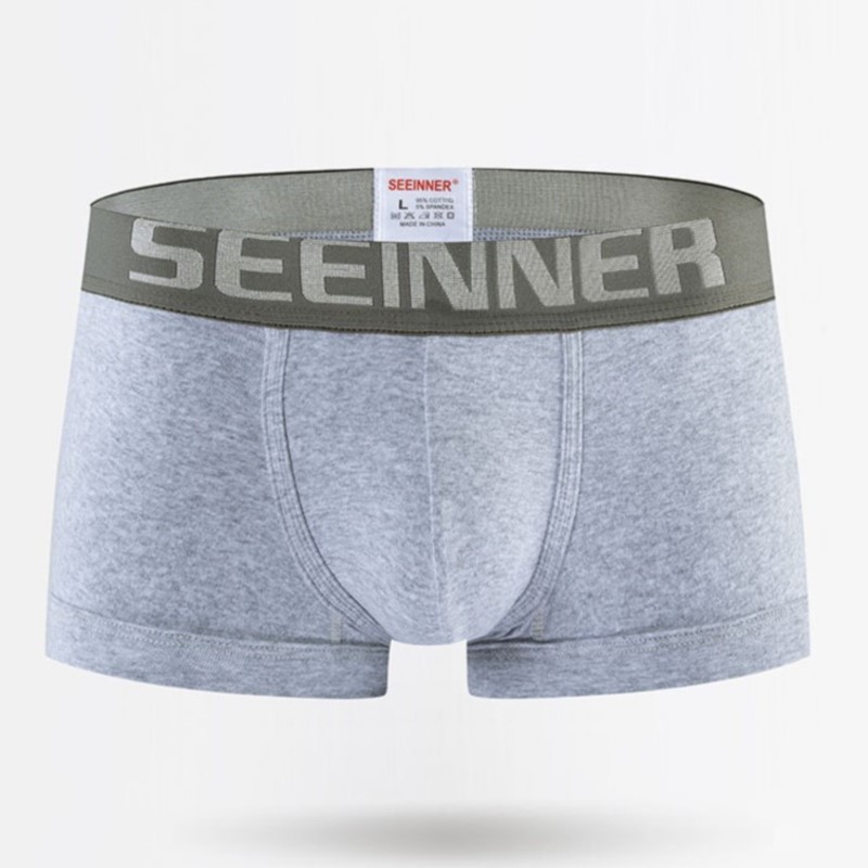 Seeinner Mens Boxer กางเกงขาสั - Boxer Brief Pack Cotton บทวิจารณ์และราคา
