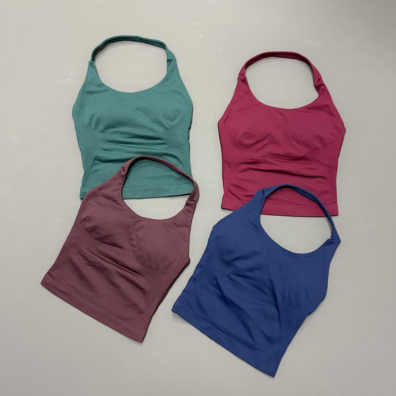 เสื้อกีฬาผู้หญิงแบบผูกคอ ไร้ตะ - Suspender Tank Top บทวิจารณ์และราคา