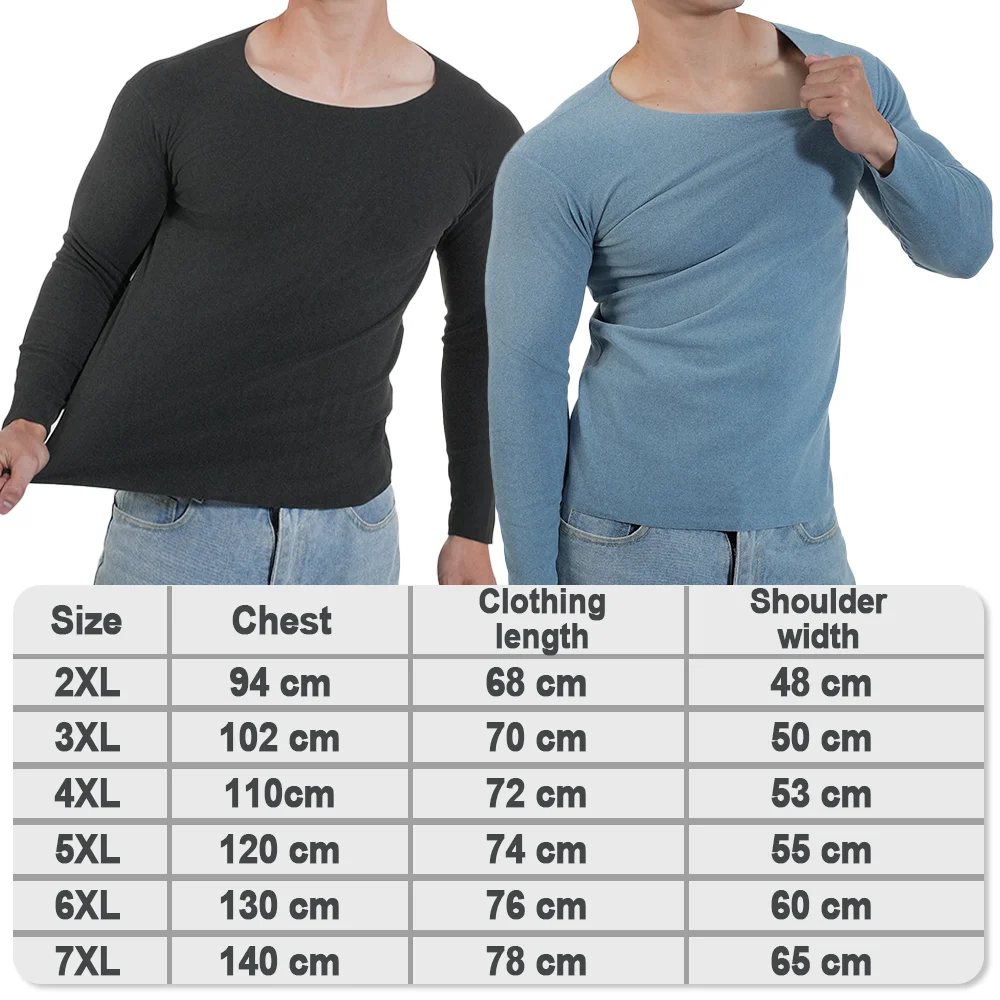 เสื้อชั้นในชายแบบกันหนาว แขนยา - Undershirt Crew Neck บทวิจารณ์และราคา