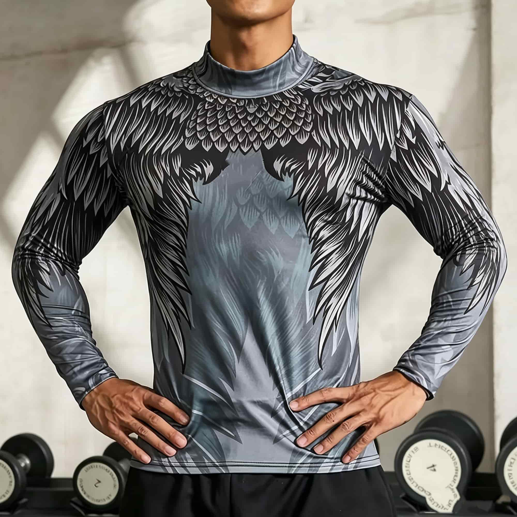เสื้อแขนยาวสำหรับผู้ชาย คอเต่า - Base Layer Top บทวิจารณ์และราคา