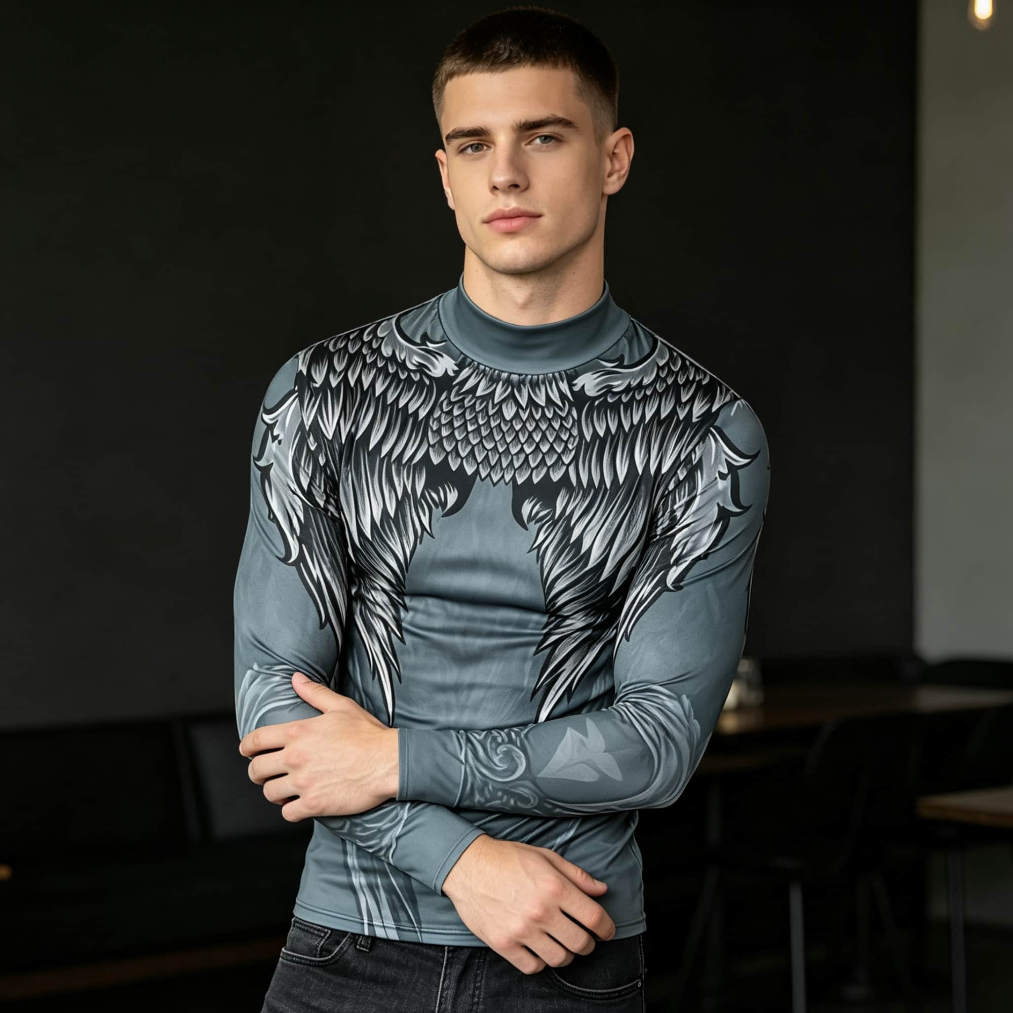 เสื้อแขนยาวสำหรับผู้ชาย คอเต่า - Base Layer Top บทวิจารณ์และราคา
