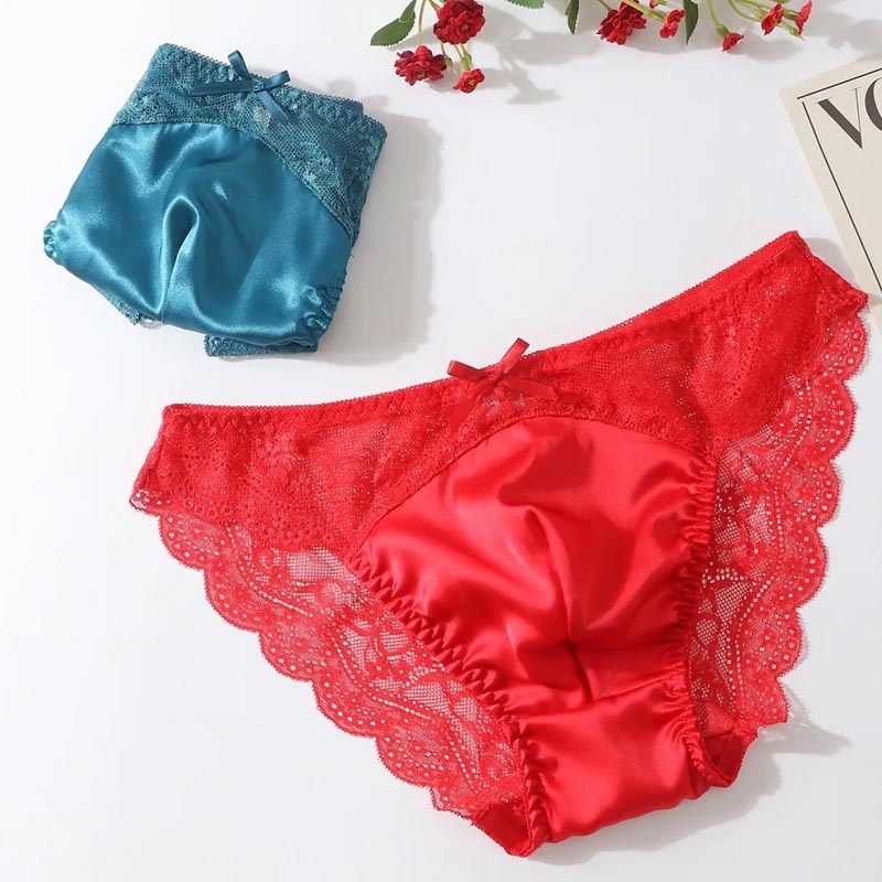 กางเกงในชายเซ็กซี่ ผ้าลูกไม้ซี - Pouch Boxer Pouch บทวิจารณ์และราคา