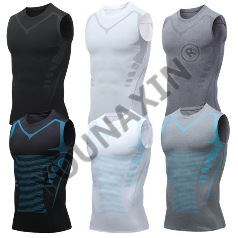 เสื้อยืดแขนกุดผู้ชาย 3 ชิ้น เส - T Shirt Tight Fit บทวิจารณ์และราคา