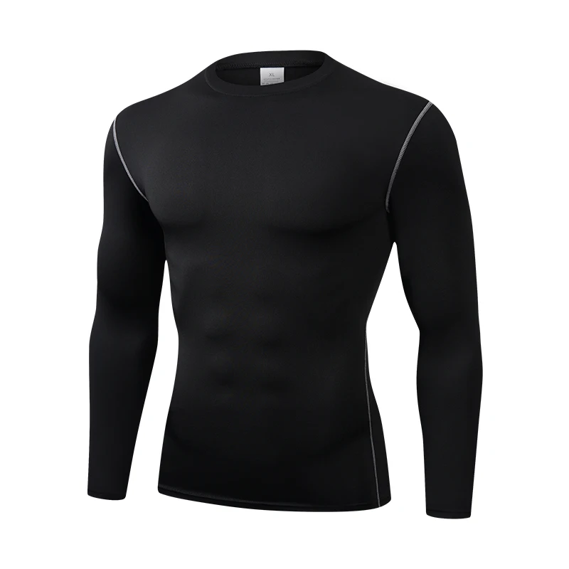 เสื้อยืดกีฬาแขนยาวสำหรับผู้ชาย - T Shirt Tight Fit บทวิจารณ์และราคา