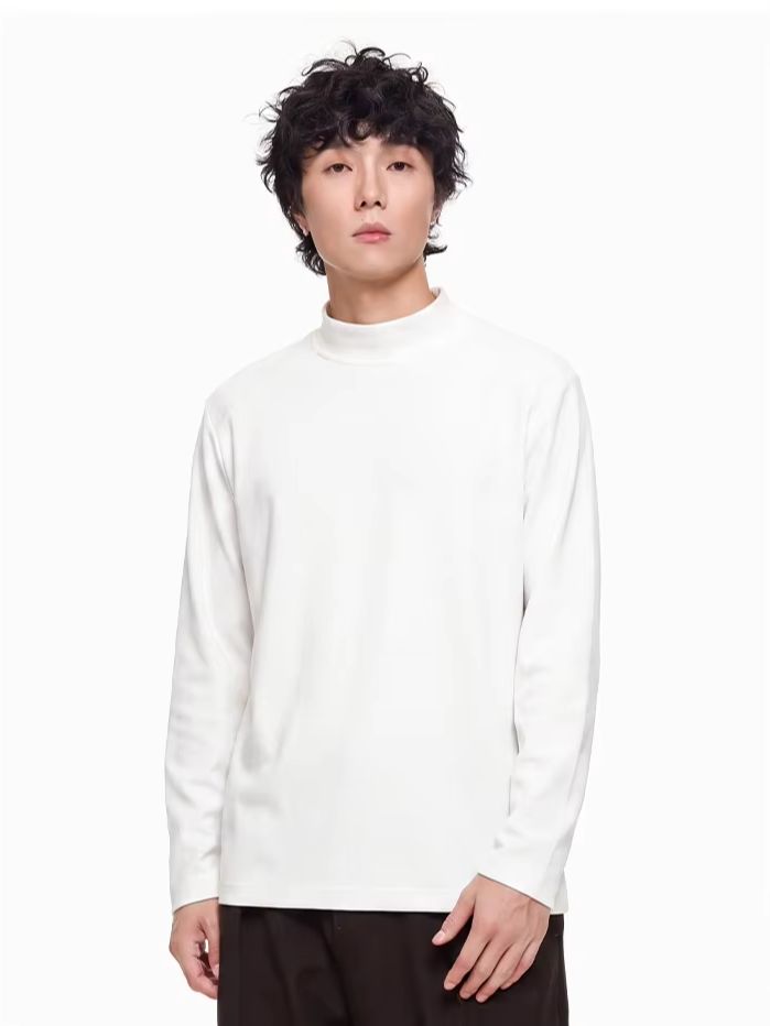 เสื้อยืดแขนยาวคอปิดแบบเรียบง่า - Base Layer Top บทวิจารณ์และราคา
